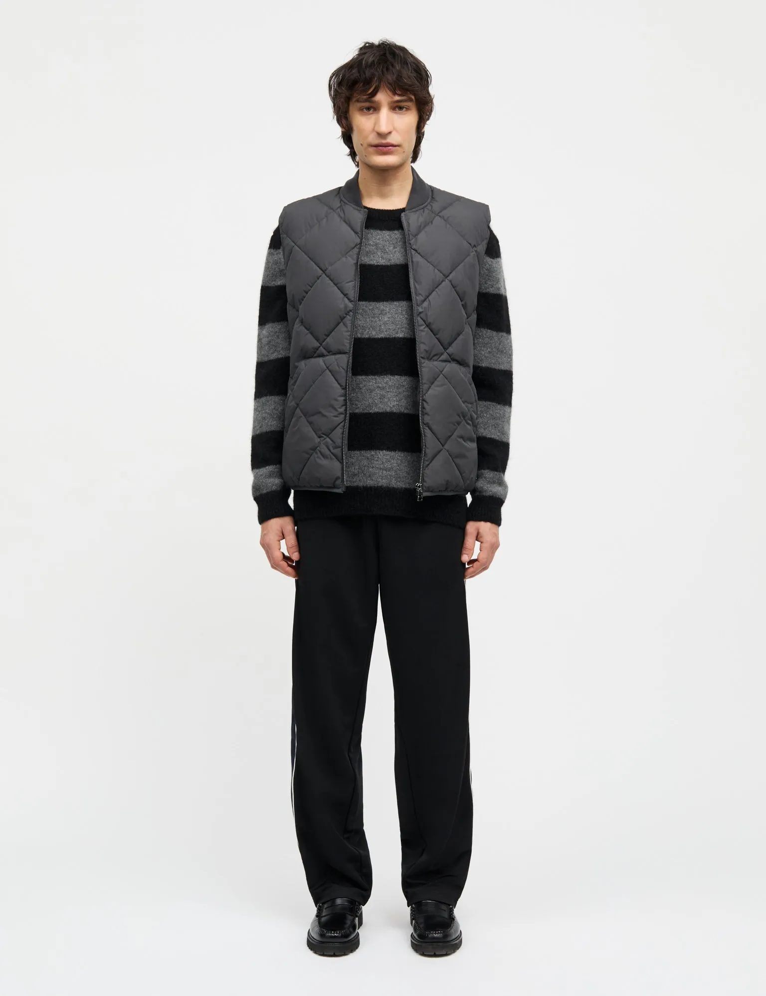 Minimal Aesthetic Light Ripstop Hunter  Vest, Asphalt