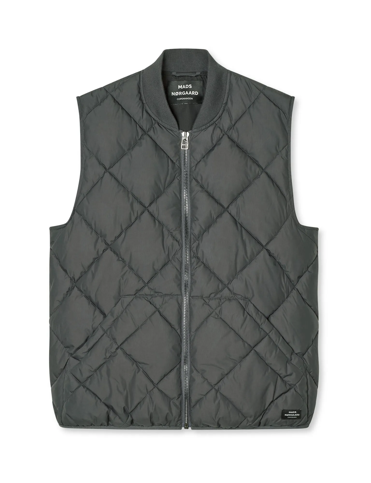 Light Ripstop Hunter  Vest, Asphalt Hidden Storage Compartment