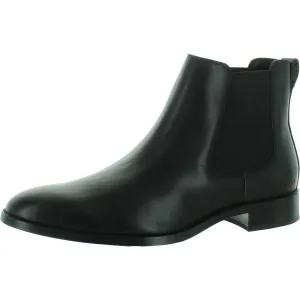 Polished Leather Finish Hawthorne Chels Mens Leather Pull On Chelsea Boots