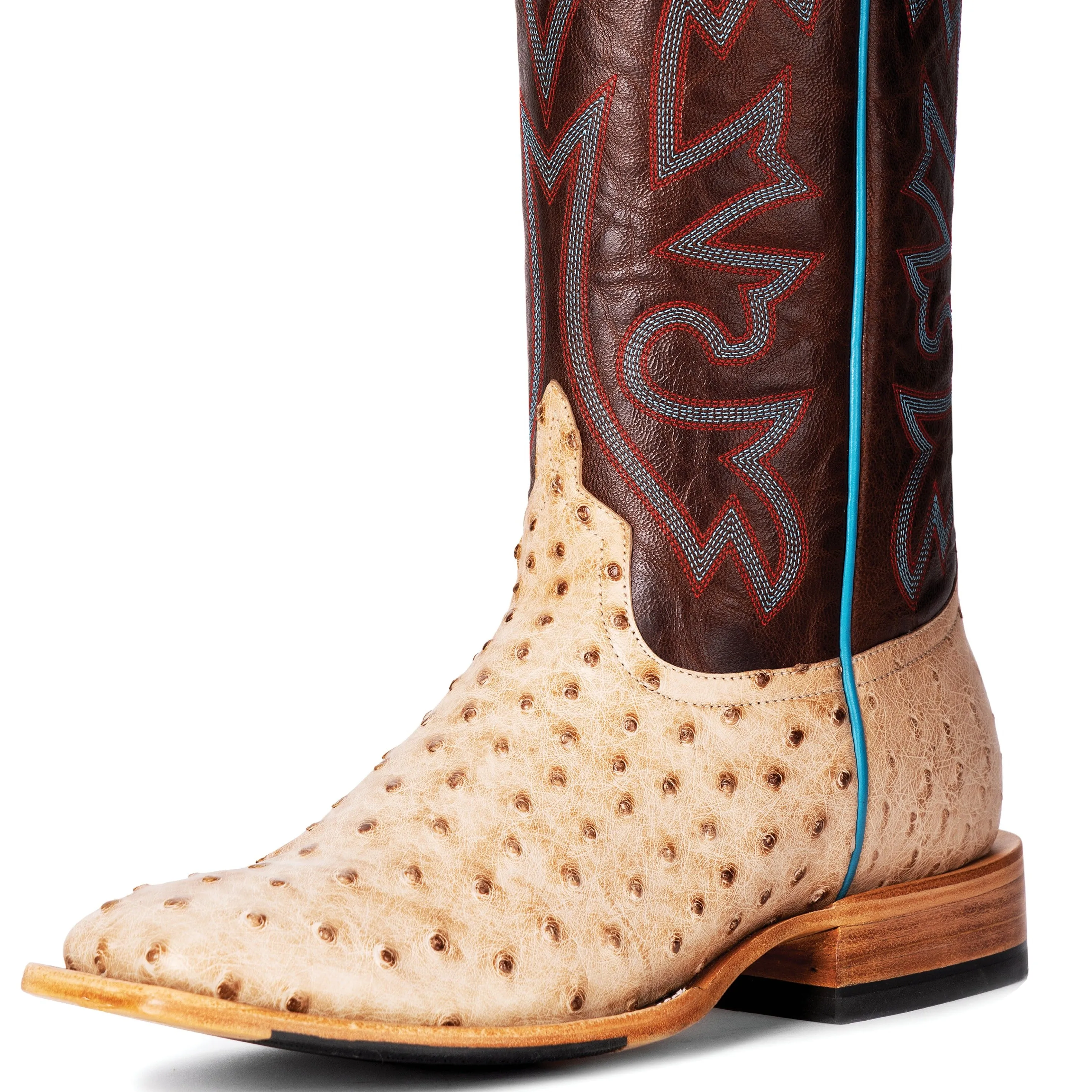 Horse Power Men's Bruciato Full Quill Ostrich Boot Breathable Lining