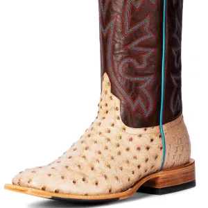 Horse Power Men's Bruciato Full Quill Ostrich Boot Strong material