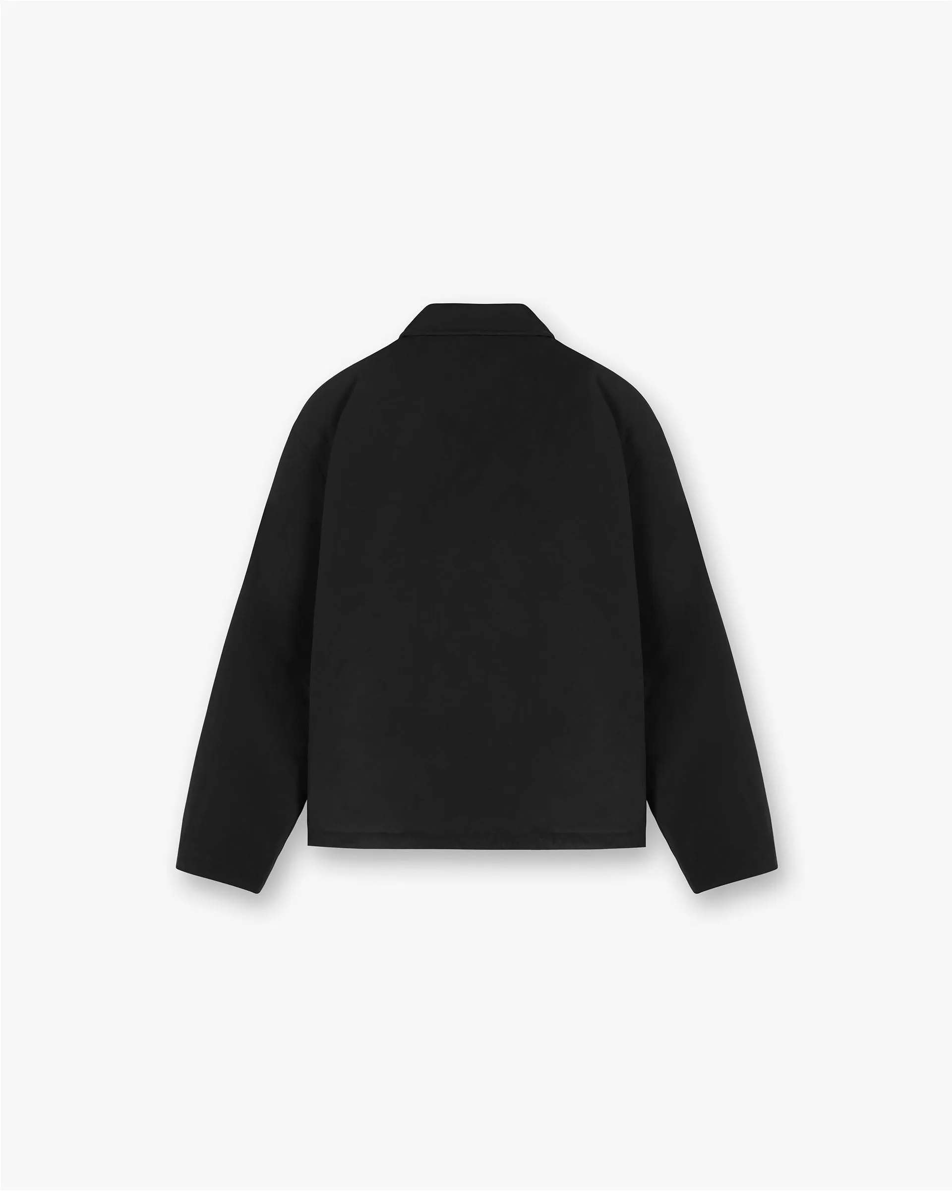 Represent Owners Club Coach Jacket - Black Double Stitched Seams