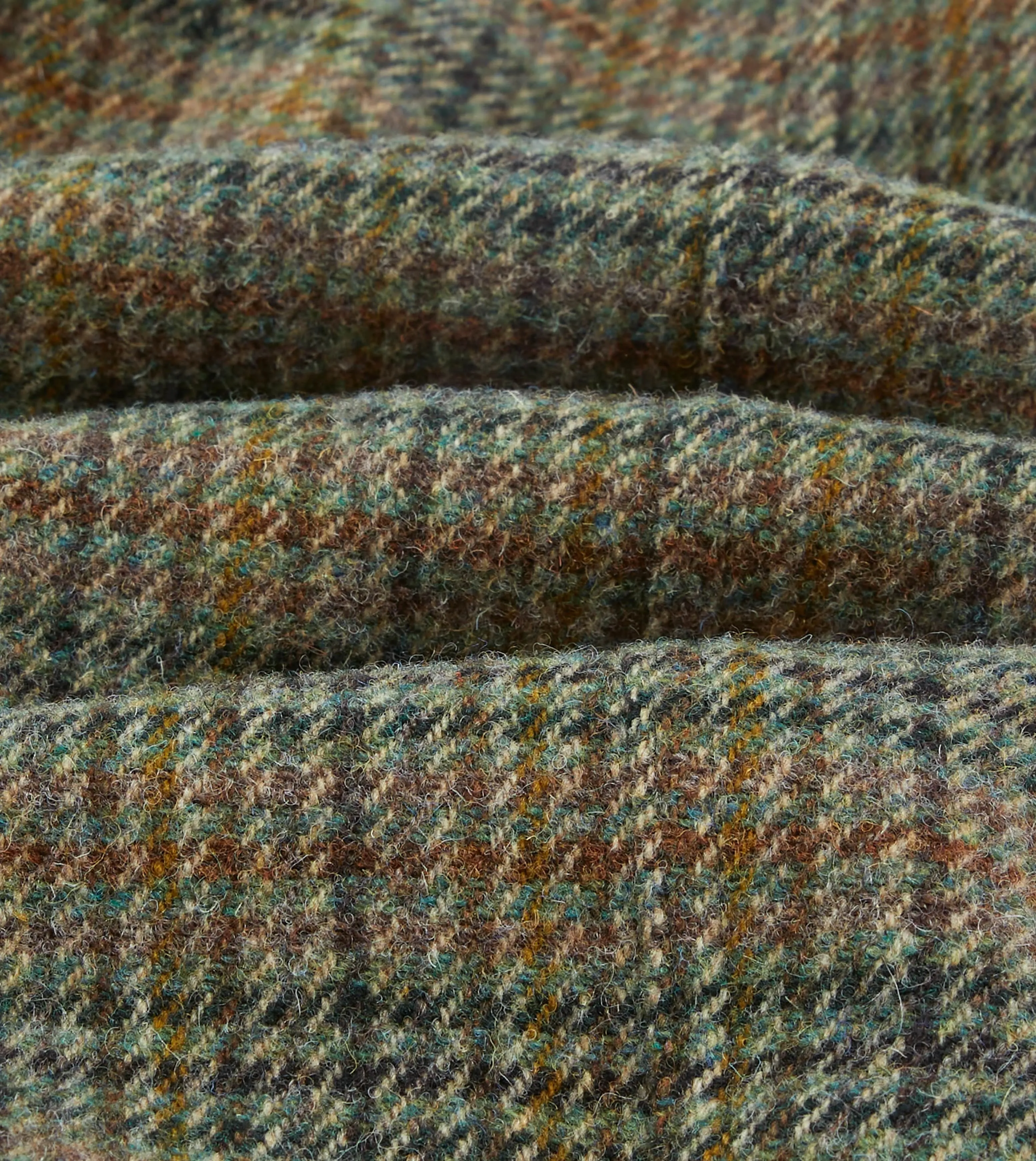Light Day Jacket Green Check Tweed Donkey Jacket