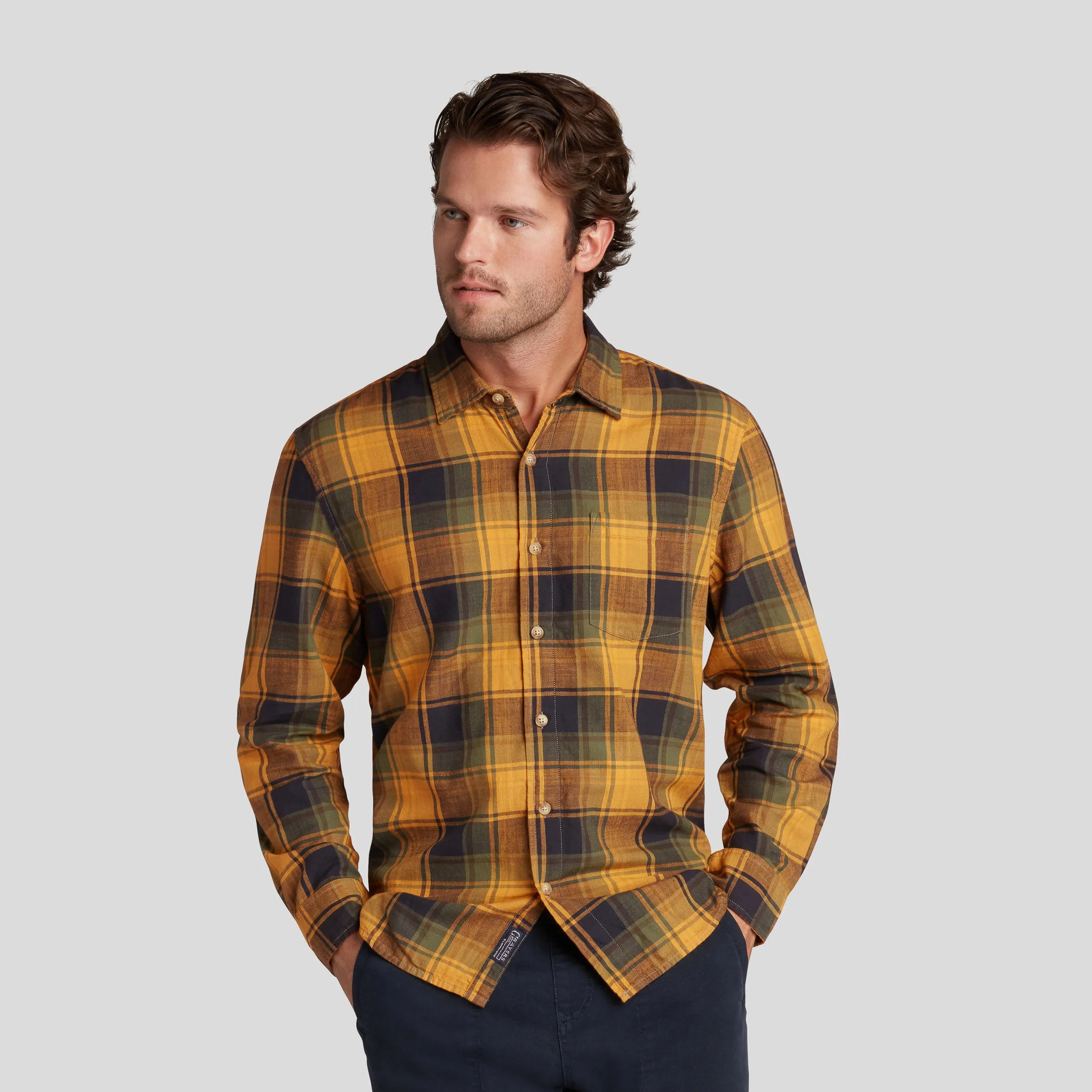in demand Quick Fit Performance Lightweight Herringbone Twill - Spruce Yellow (Final Sale)