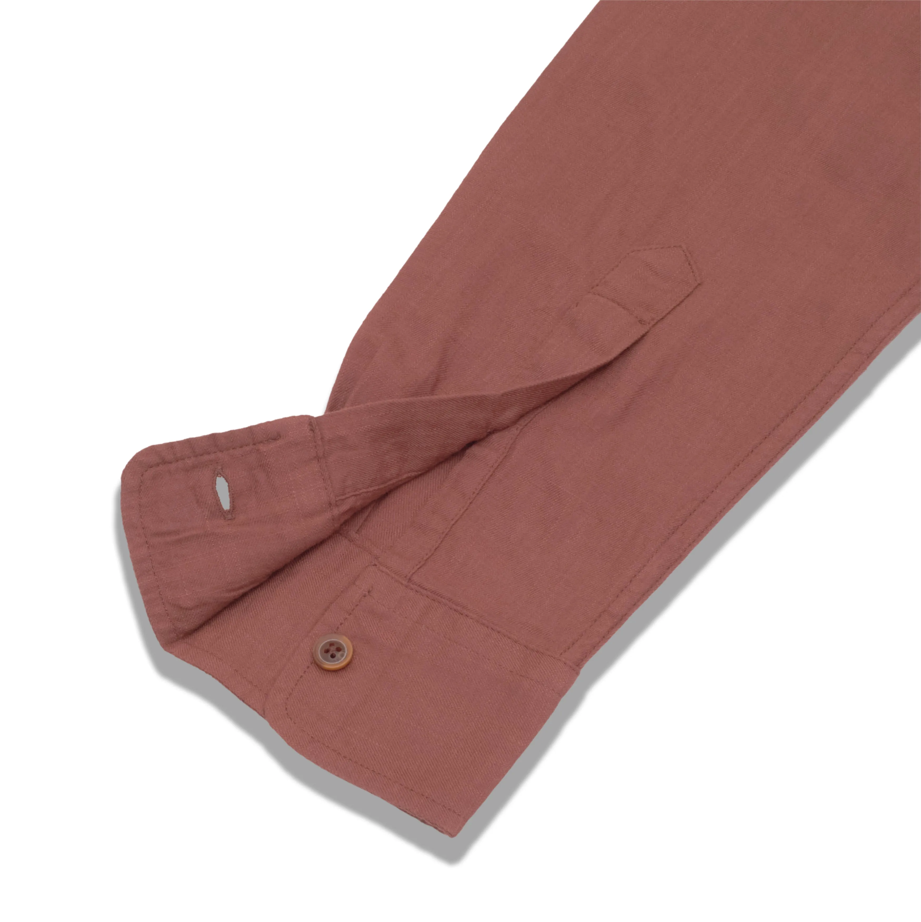 Lightweight Powerloom Shirt - Marron Simple Chic