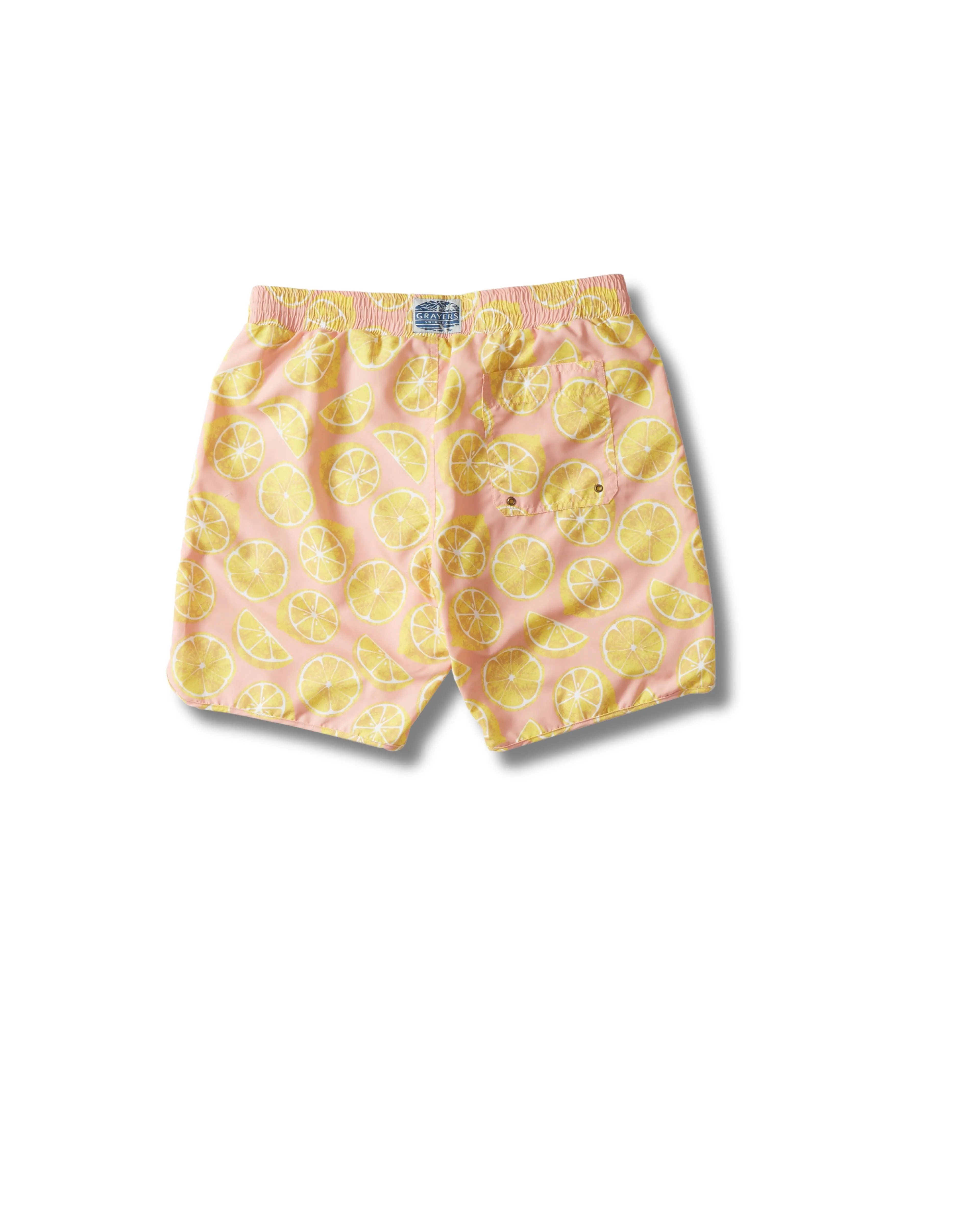 Limonata Eco Swim Trunk 6" - Pink Lemonade Athletic Vibe