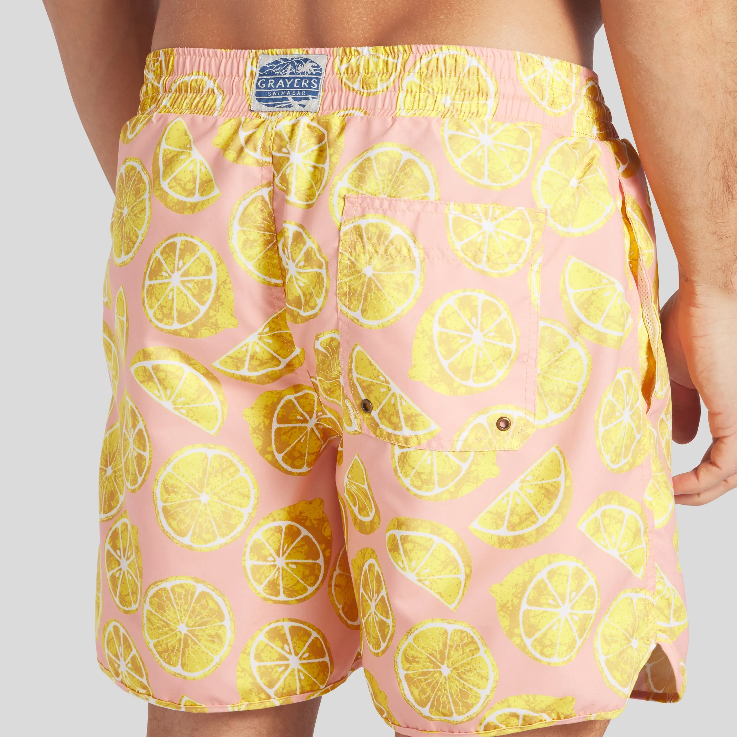 Limonata Eco Swim Trunk 8" - Pink Lemonade Quick Comfort