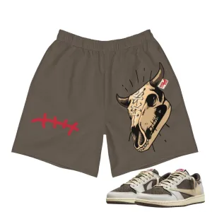 Reverse Mocha Travis Scott Shorts Summer Comfort