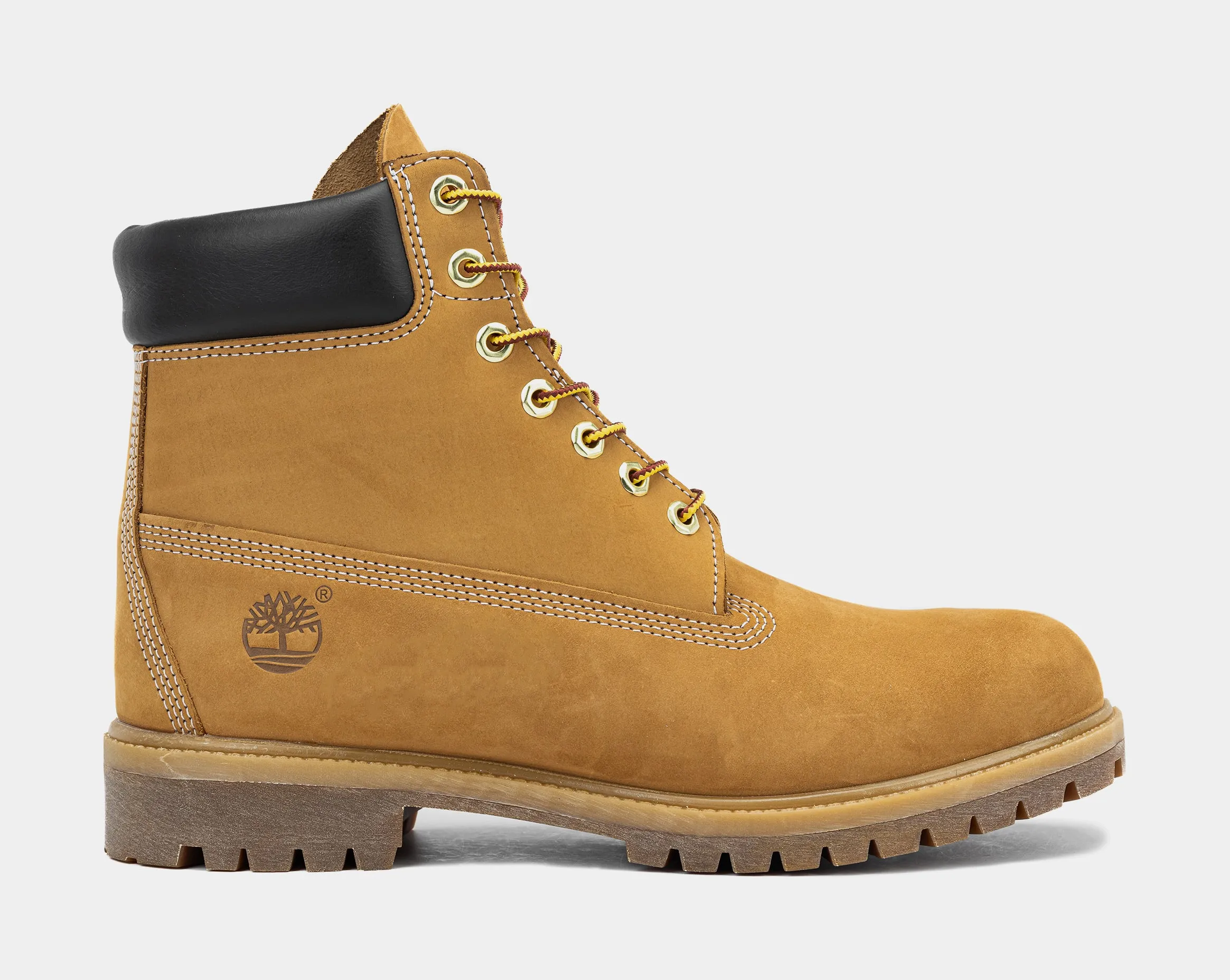 6 Inch Wide Premium  Mens Boot (Wheat) Waterproof Mountain Hike Color Pop