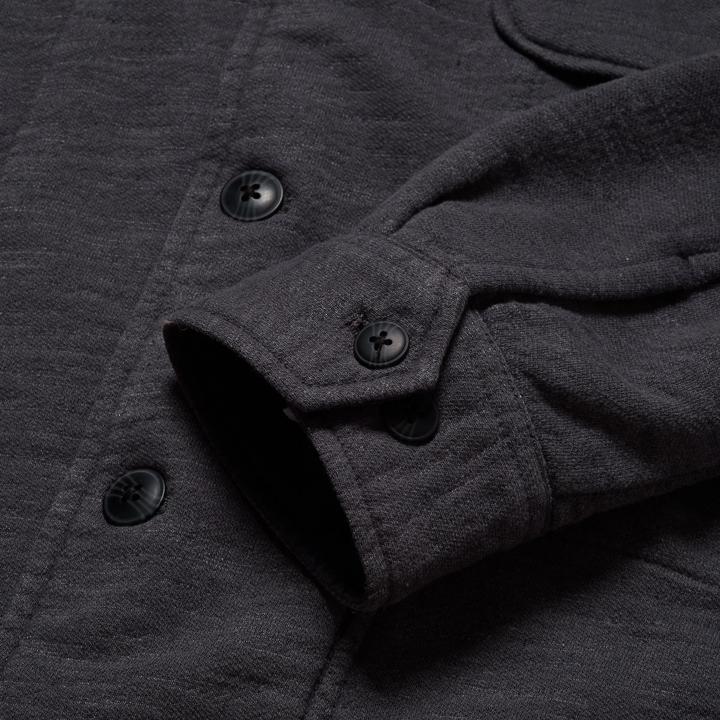 Layered Collar Glove Compatible Cuffs Dunlop Stand Up Collar Terry Blazer - Castlerock