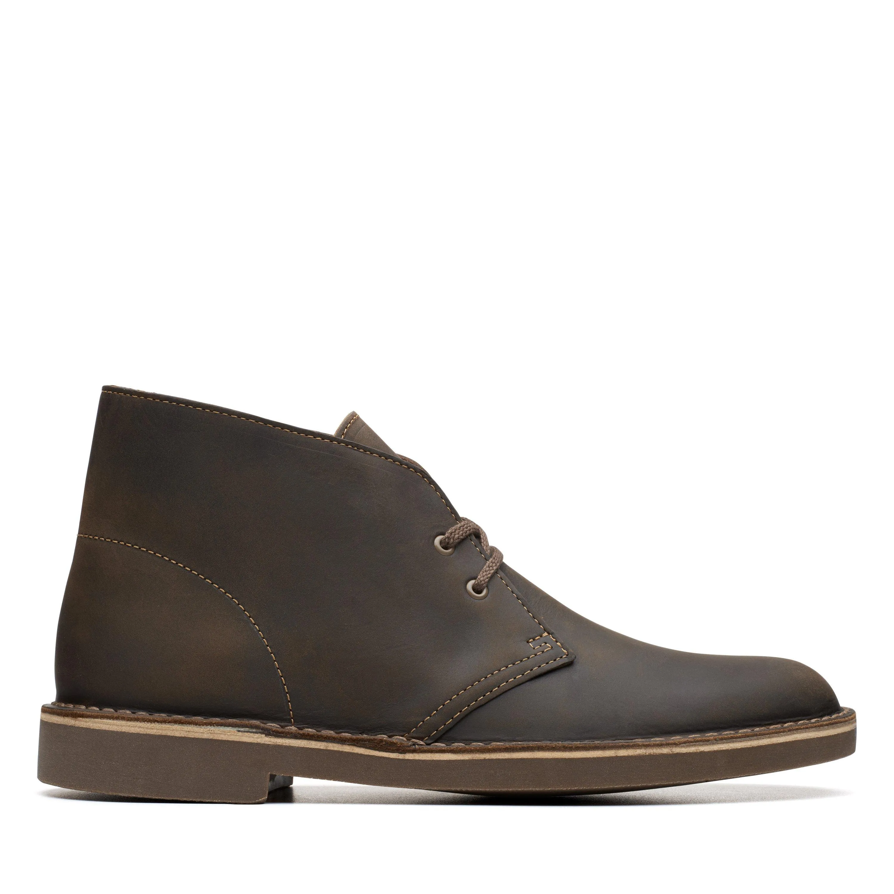 Modern Silhouette Clarks BUSHACRE 2 in Brown Leather