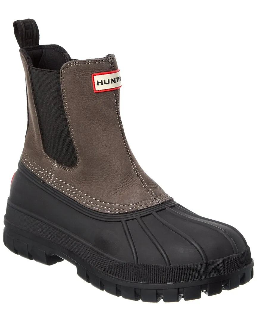 Flex Walk Stitched Seams Hunter Leather & Rubber Boot