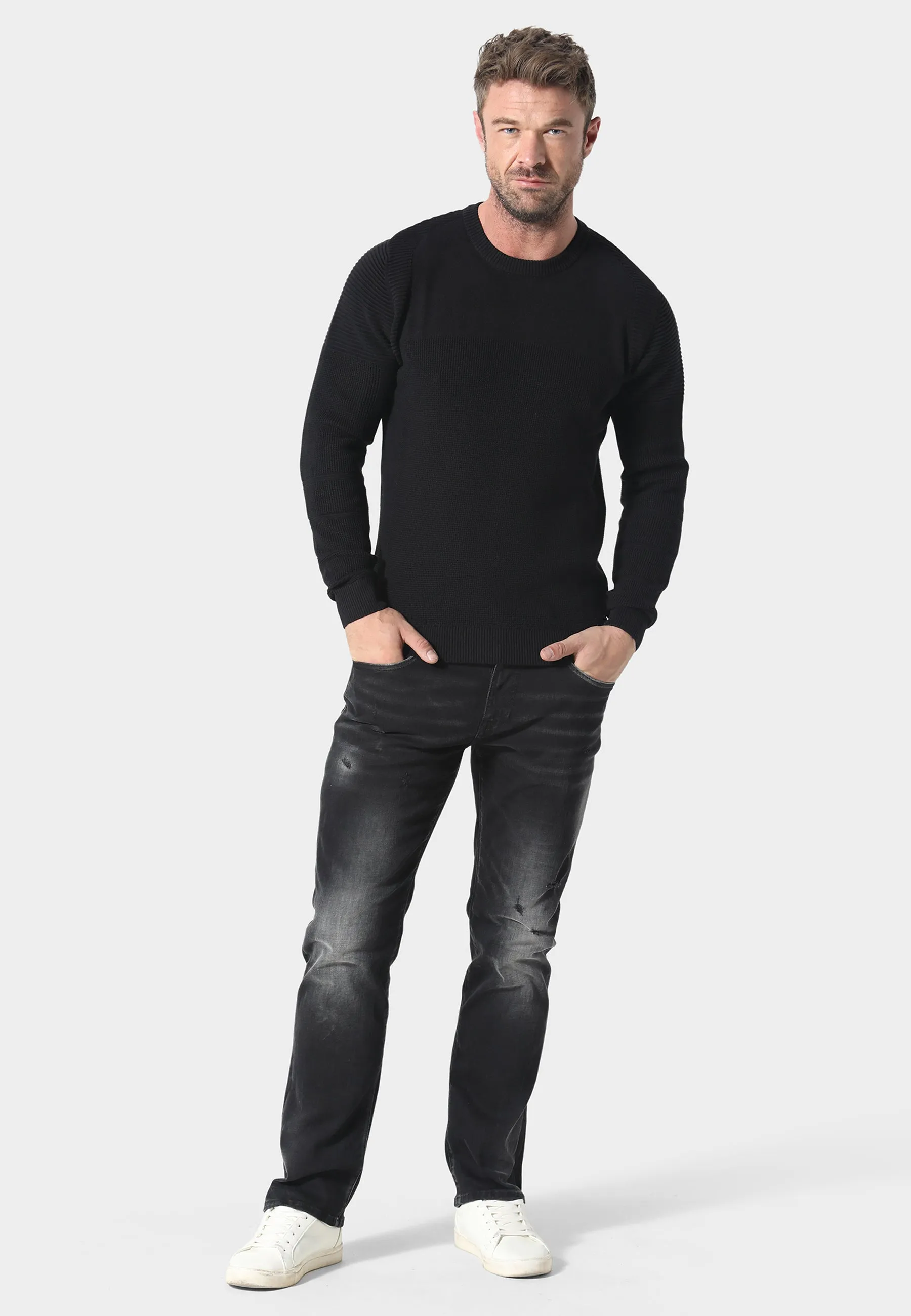 Everyday Neutral Sweater Care Guide Caney Black Knitwear