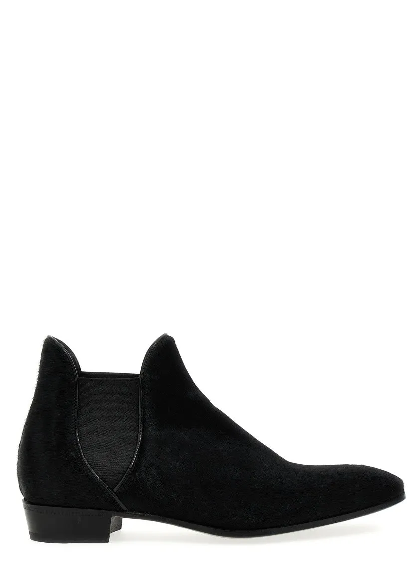 Calf Hair Ankle Boots Quick Travel Everyday Comfort