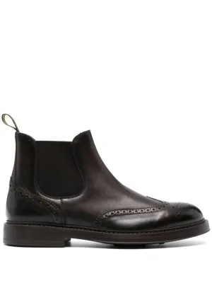 Fashionable Boots Perforated Embellished Boots