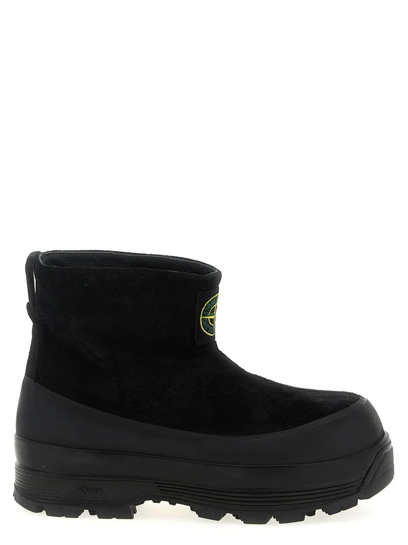 Mark Fit Black Suede Ankle Boots