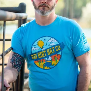 Red Dirt Hat Co. "Eagle" T-Shirt Bold colors Comfort Stretch Wear