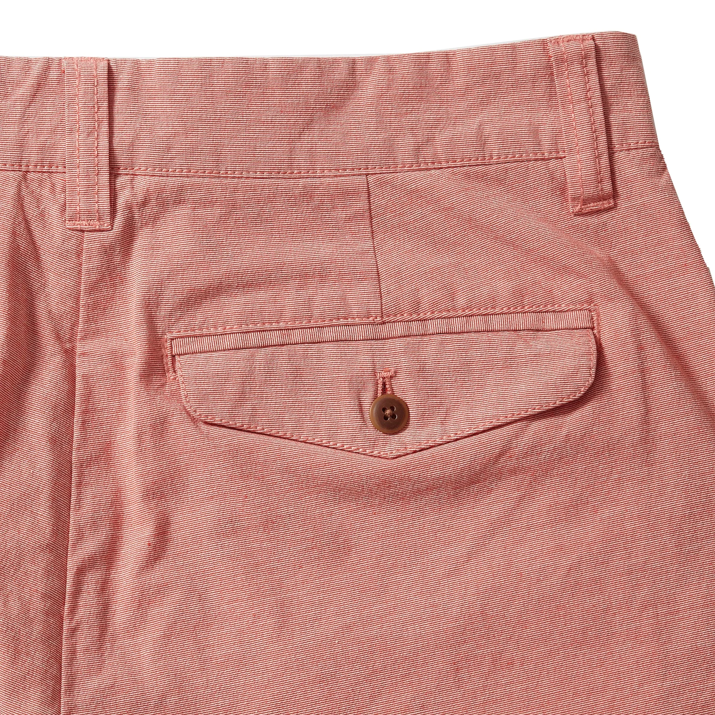 Randolph Stretch End on End Shorts 9" - Aurora Red (Final Sale)* Abrasion Resistant Edges Fastening Closure