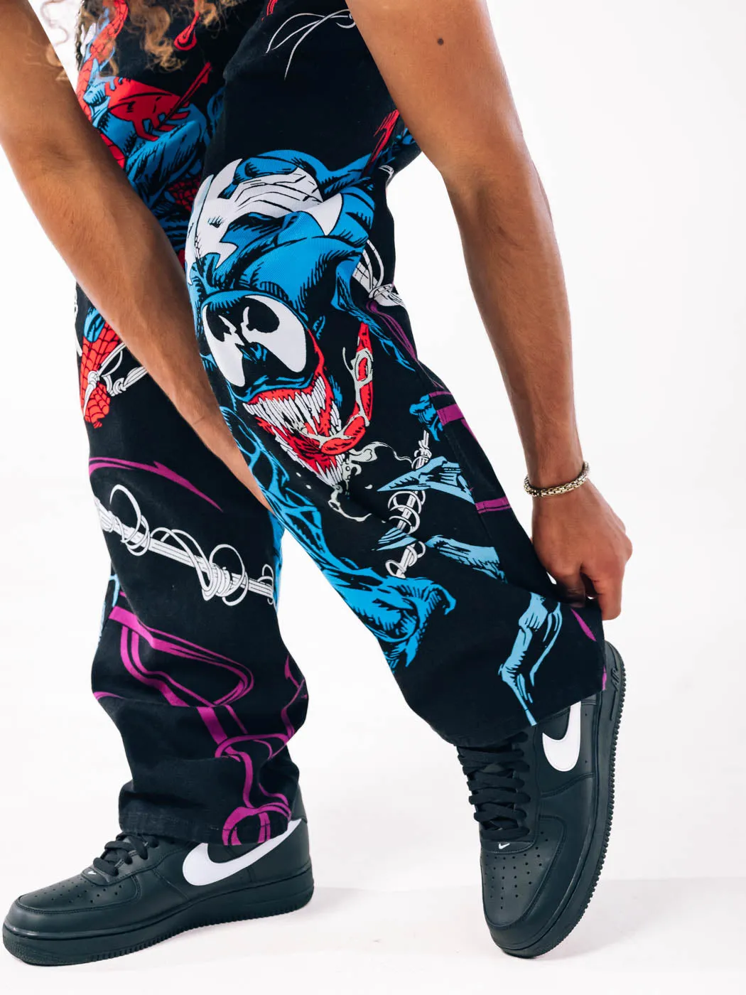 Timeless Appeal Marvel By Shoe Palace Spider Man Vs Venom Mens Pants (Black/Red)