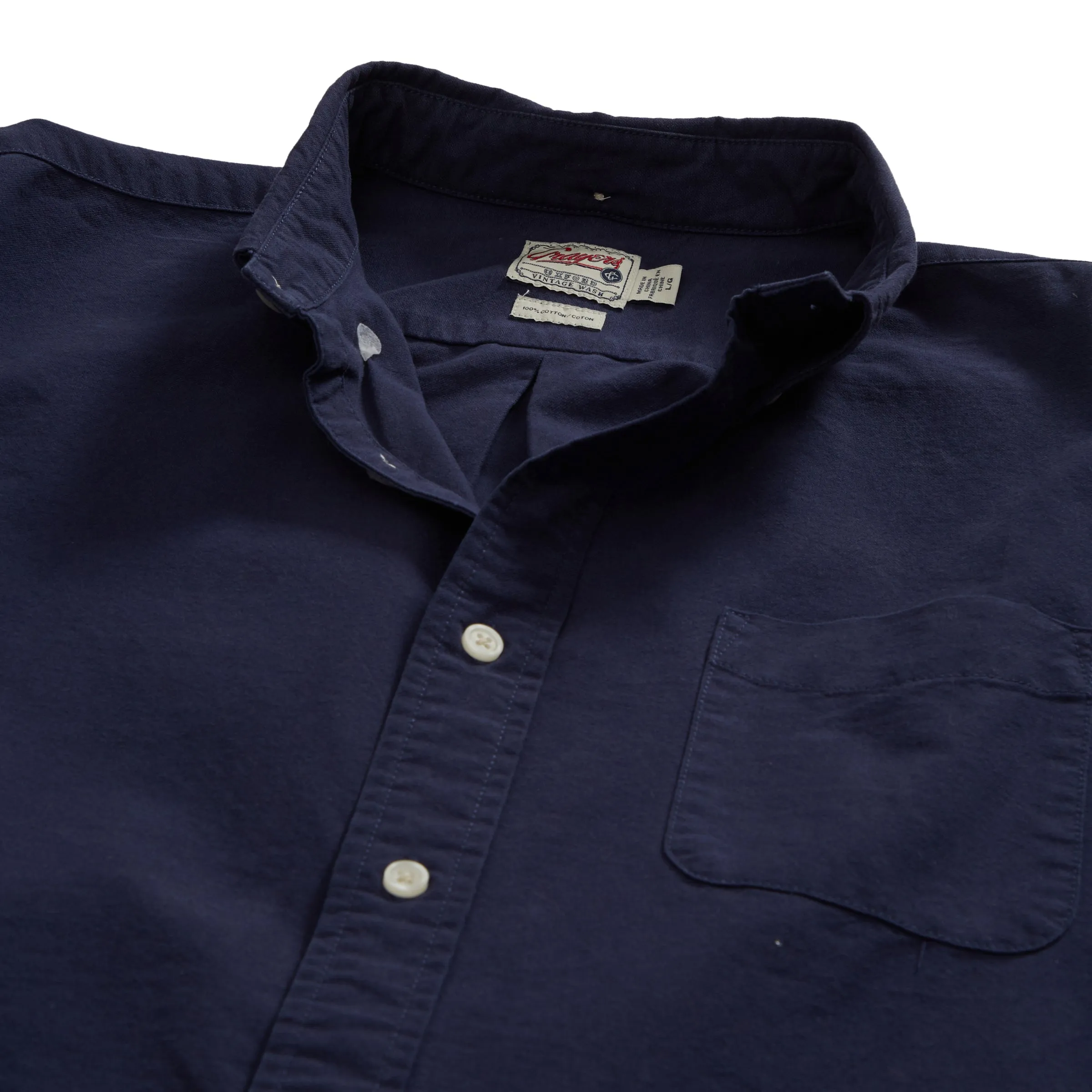 Breathable wear Perfect for Outdoors Eagle Creek Vintage Oxford Shirt - Navy