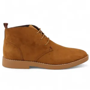 Thermoplastic Heel Counter Abrasion resistant Men's Tan Premium Desert Style Suede Chukka Boots