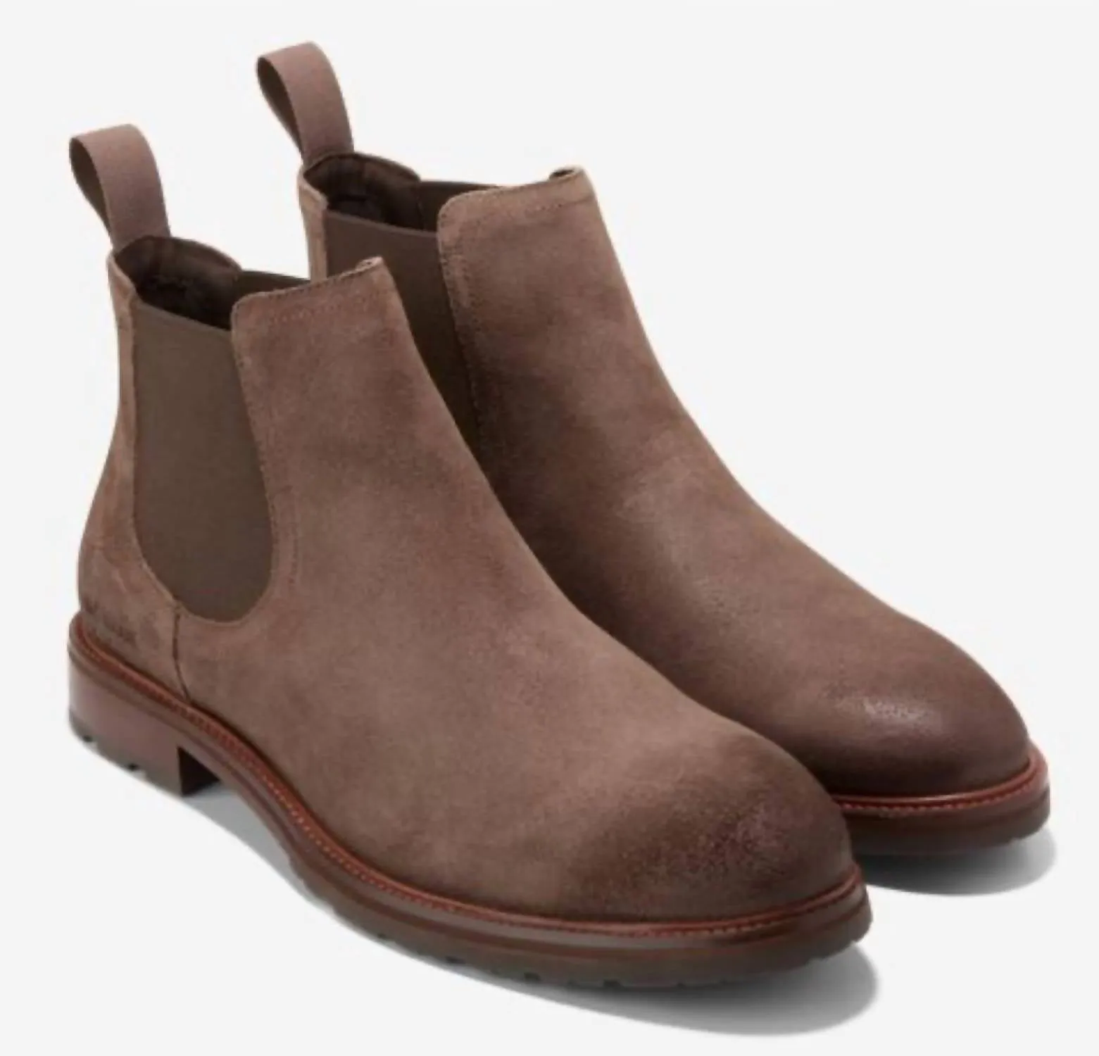 Prime Fit Men's Berkshire Suede Chelsea Boot In Lava Wash