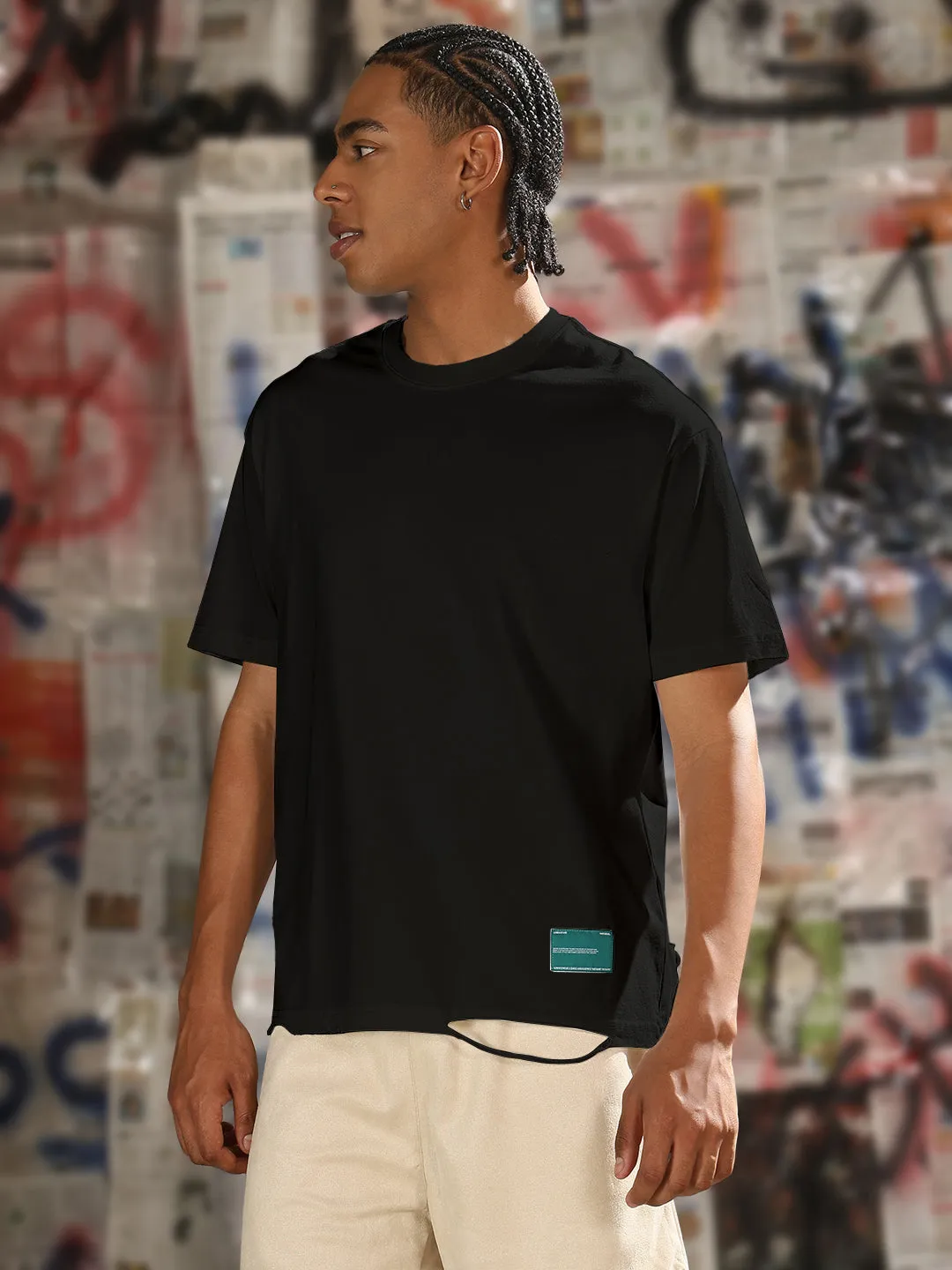 Weatherproof Men's Black Regular Fit T-Shirt