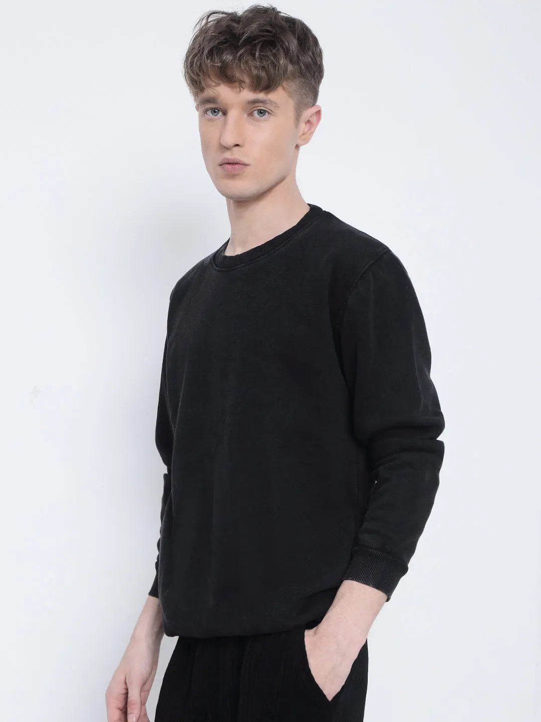 Men's Black Sweatshirt Water Resistant