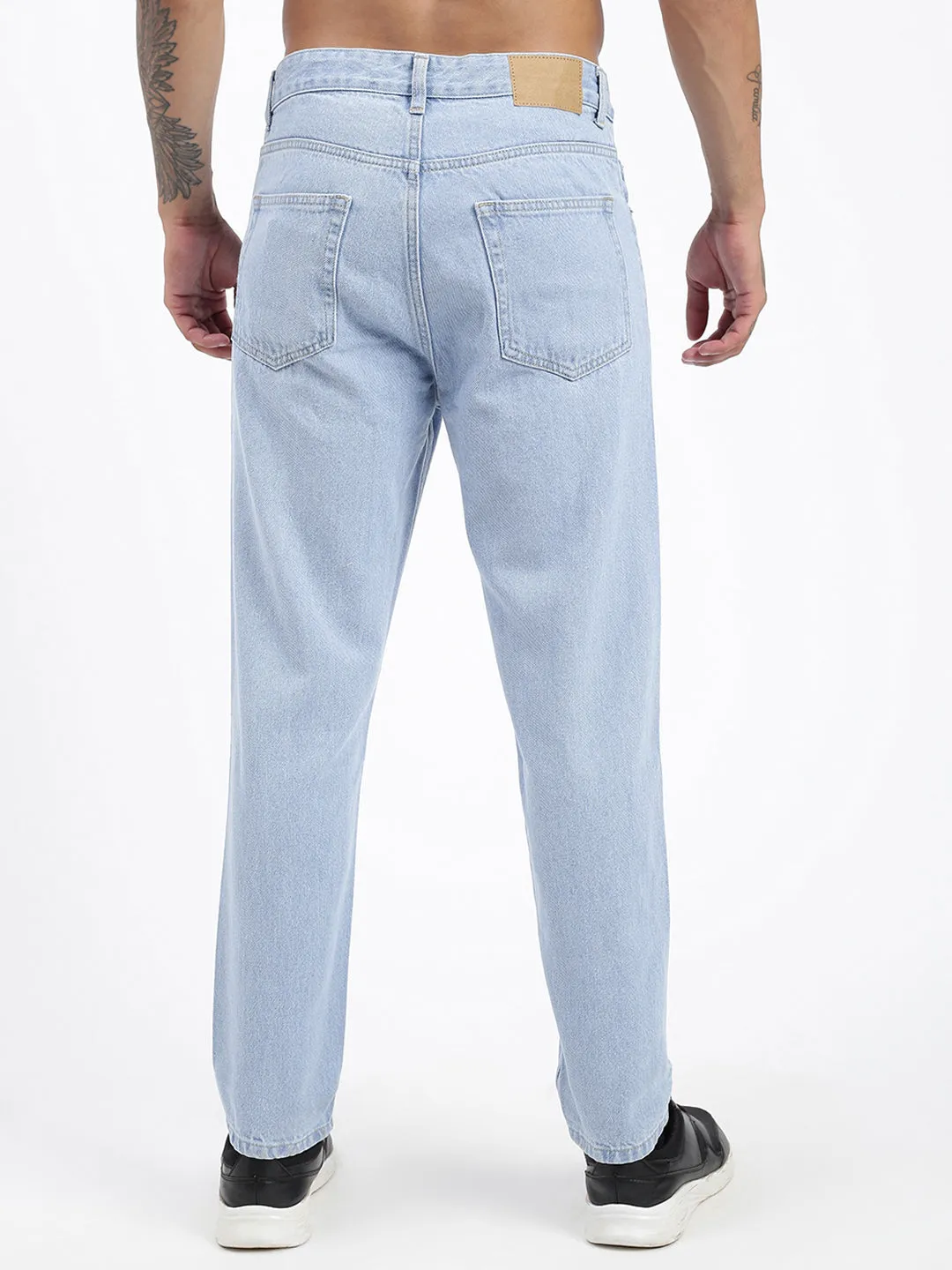 Relaxed Look Men's Blue Comfort Straight Fit Jeans