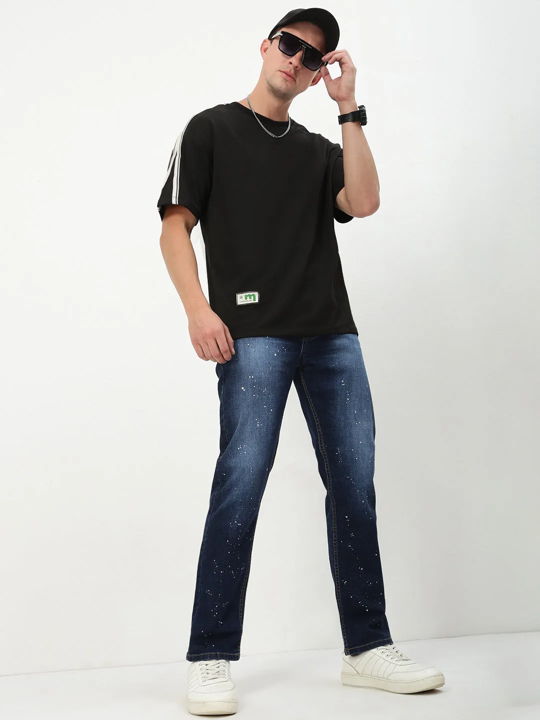 Comfy Home Comfort Weekend Getaway Men's Blue Solid Straight Fit Jeans