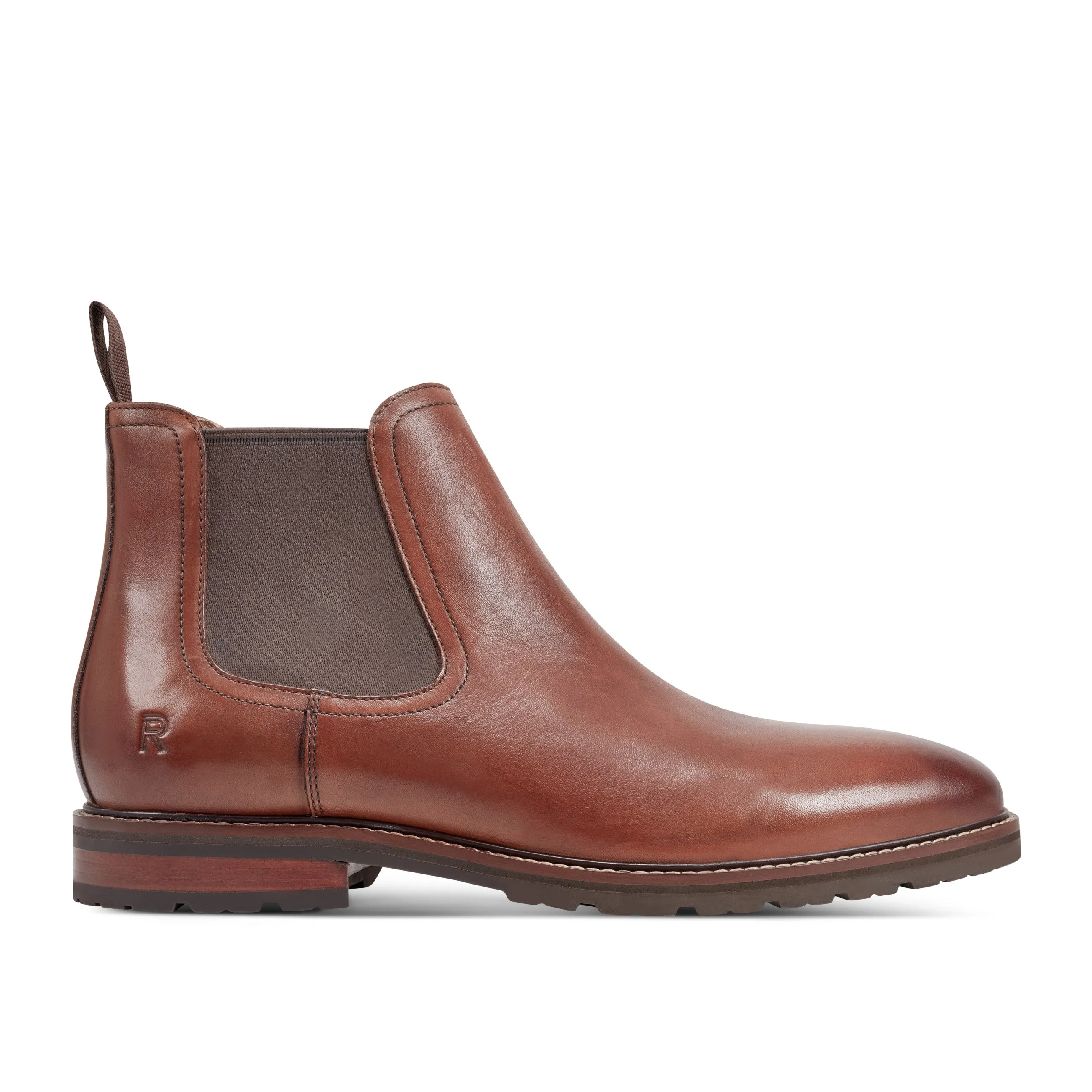 Refined Presence All Season Men's Cassius Slip-on Almond Toe Boots