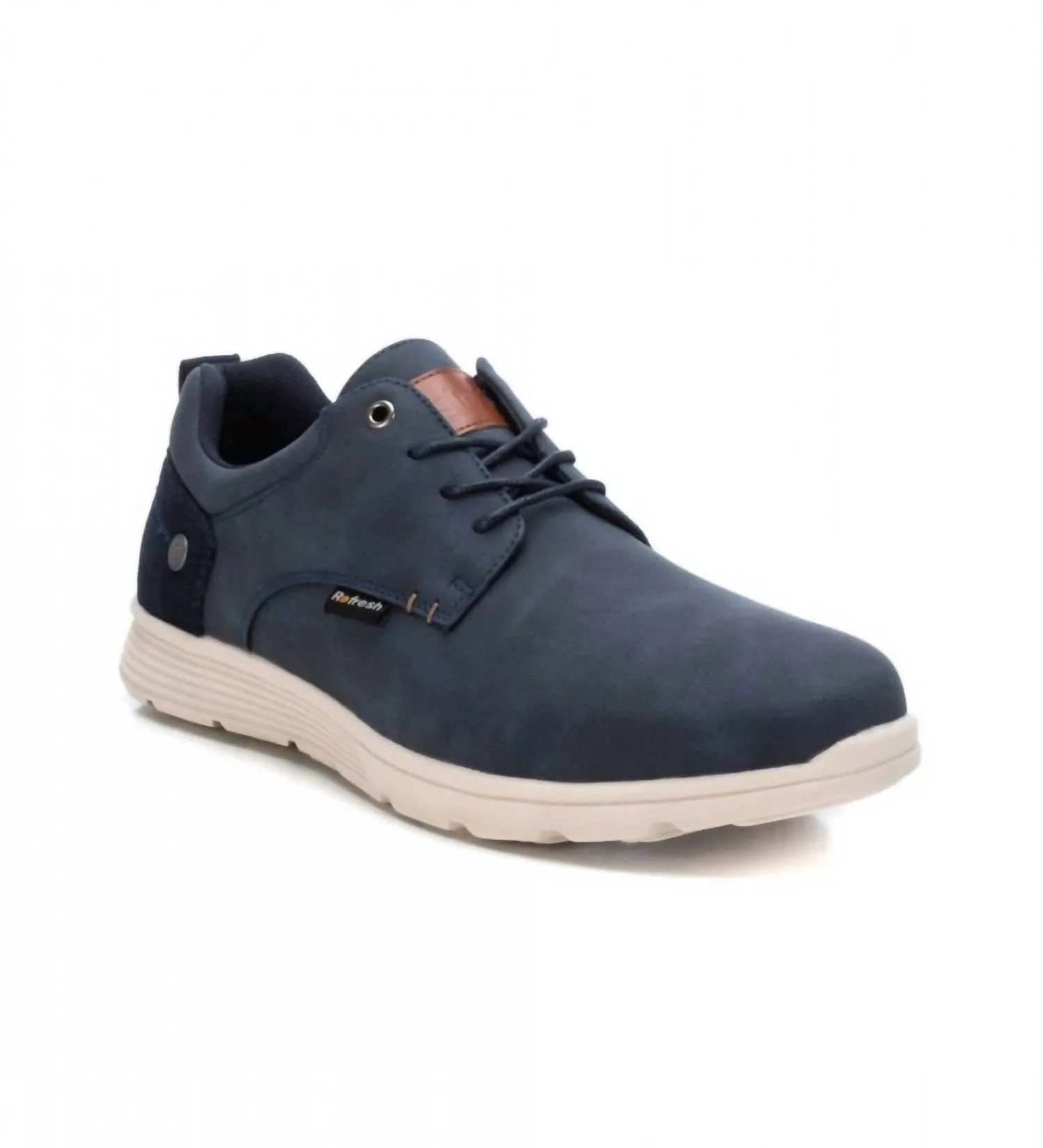 Simple Form Men's Casual Shoes In Navy