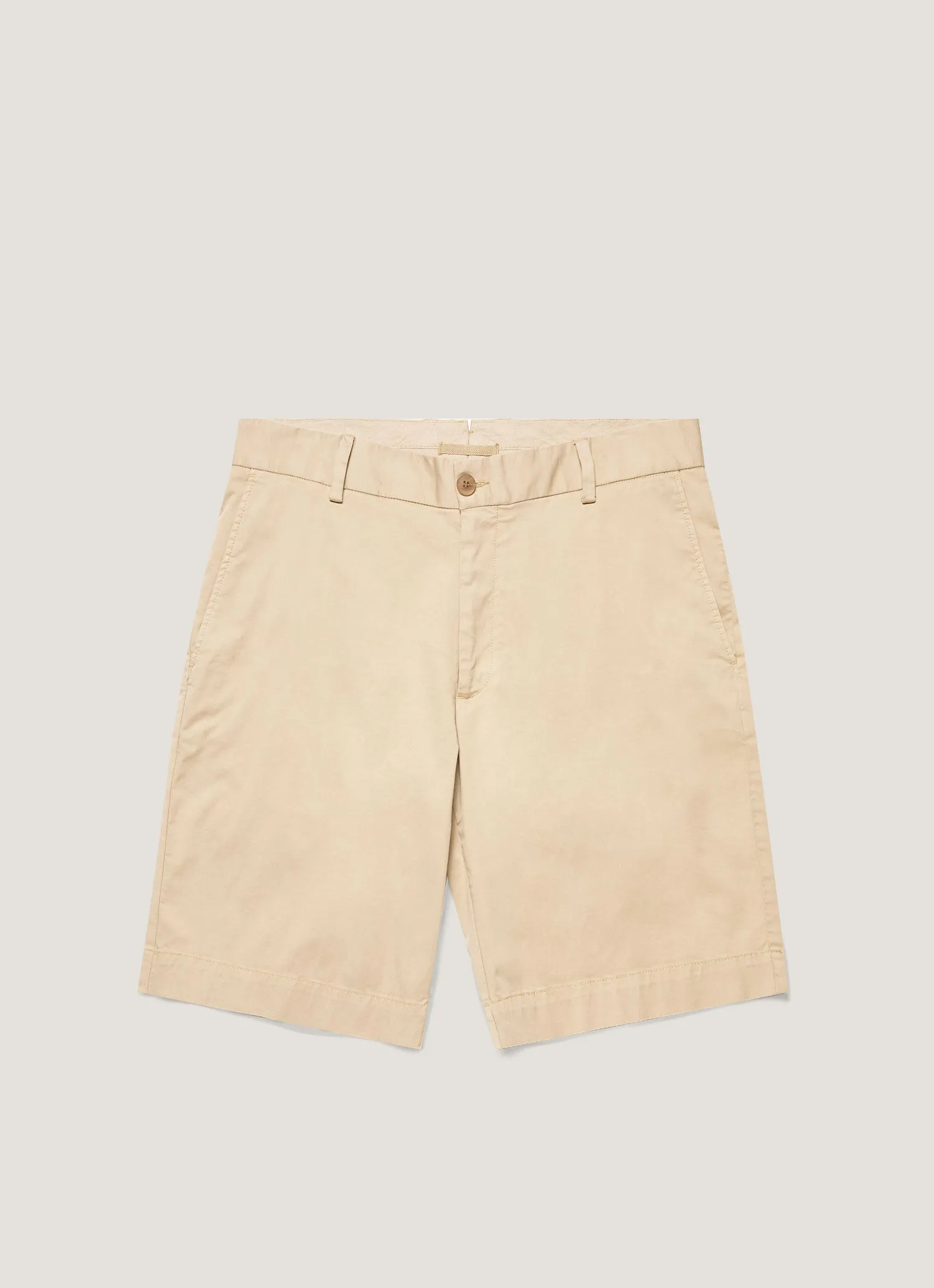 Men's Chino Shorts in Light Stone healthcare industry Stretchable Fit
