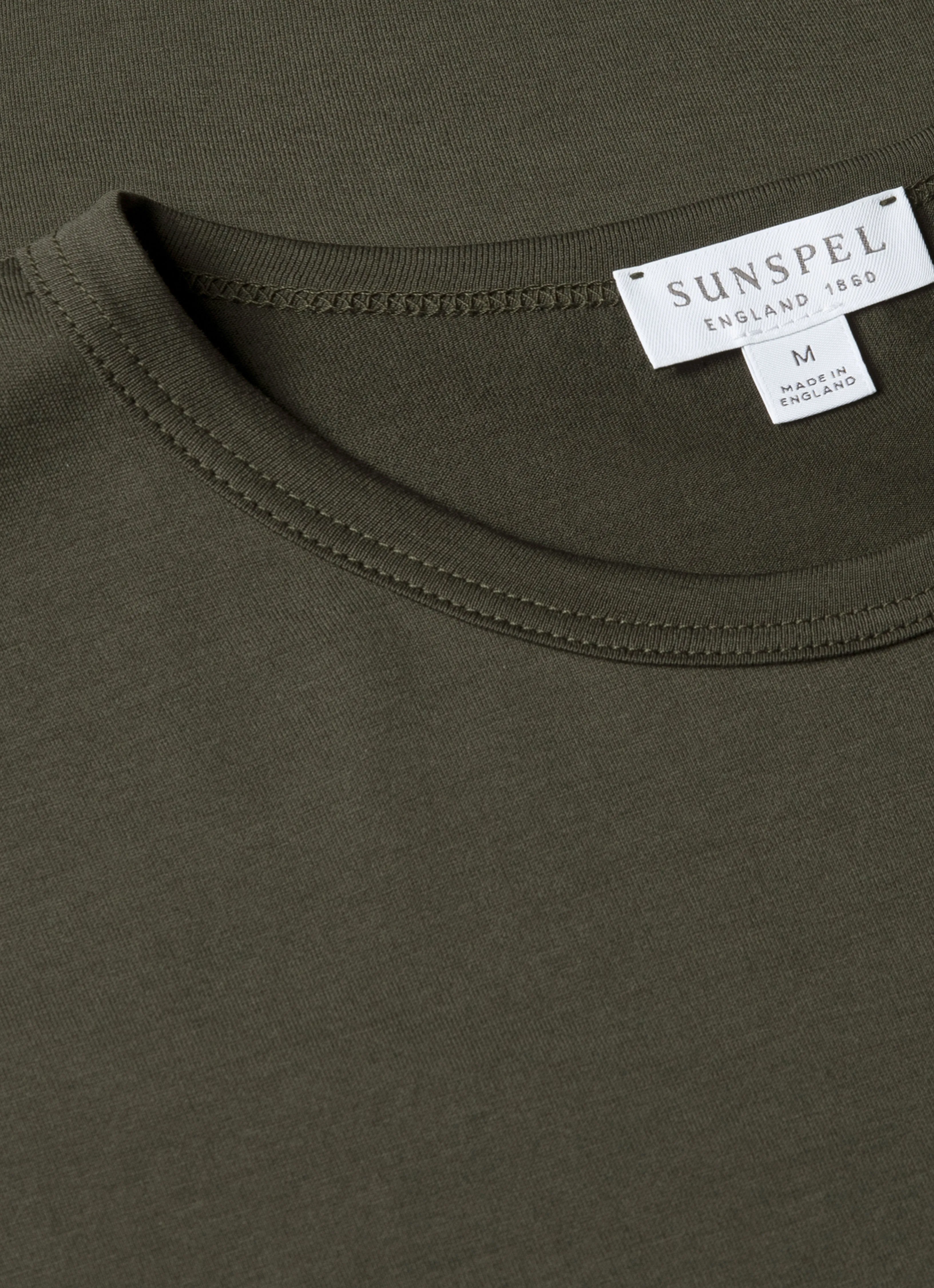 Men's Classic T-shirt in Dark Green Functional Side Gussets