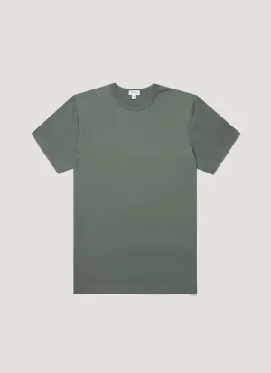 Breathable Design Wear Simple yet stylish Men's Classic T-shirt in Dusk Green