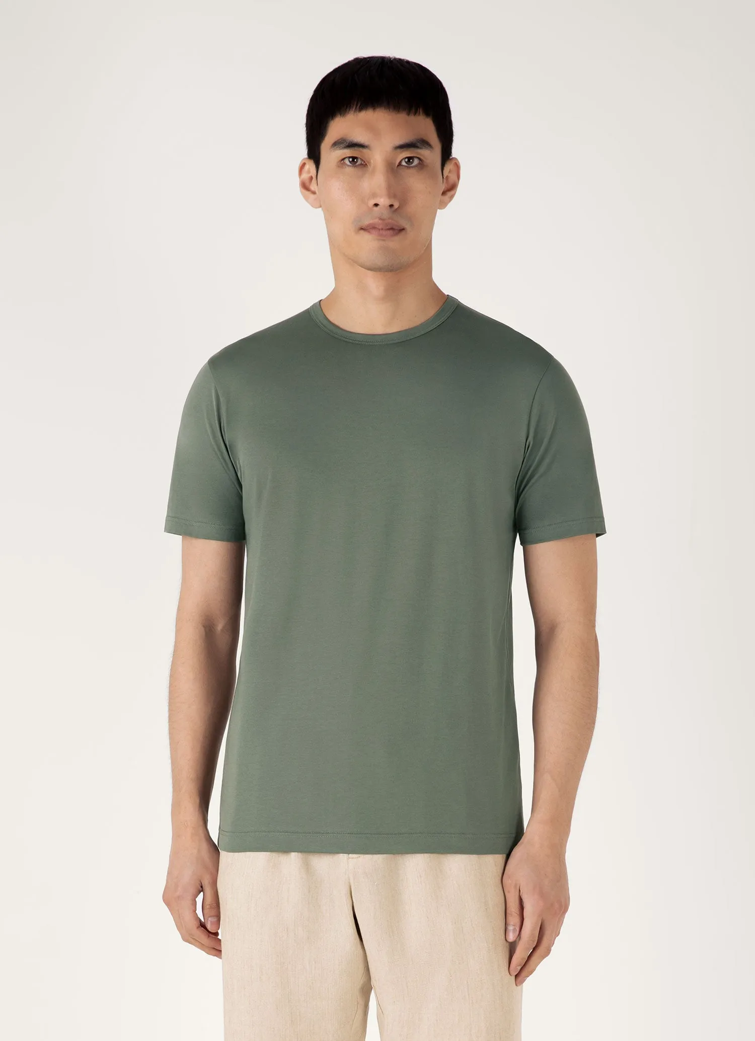 Men's Classic T-shirt in Dusk Green UV resistant