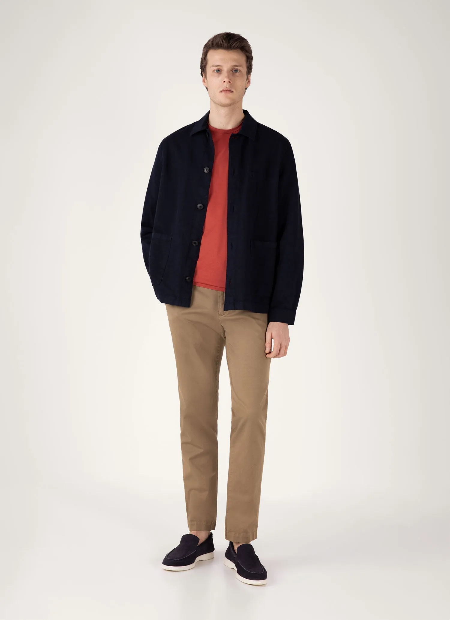 Breathable Comfort Design Men's Classic T-shirt in Garnet Red