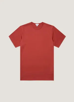 Ruffled edges Men's Classic T-shirt in Garnet Red