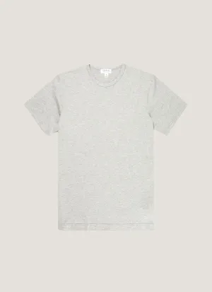 Men's Classic T-shirt in Grey Melange Stylish Casual