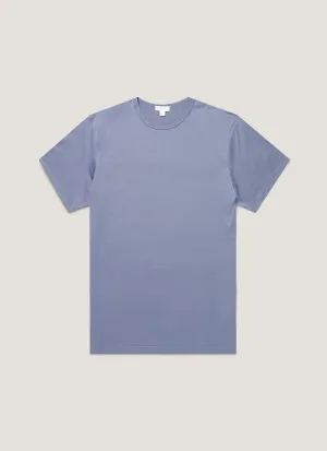 Anti Pilling Finish Men's Classic T-shirt in Selvedge Blue