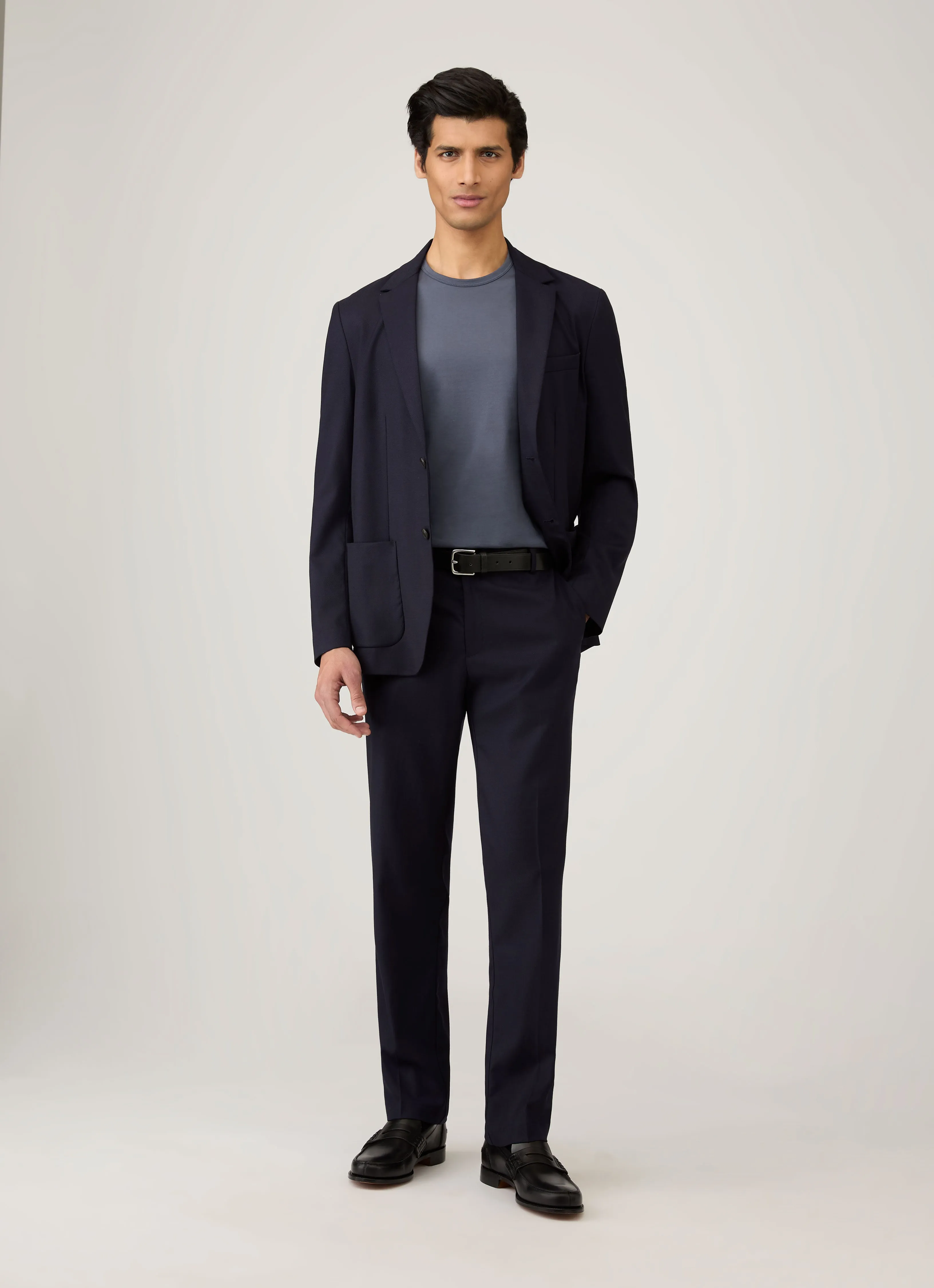 Comfortable Layer Men's Classic T-shirt in Slate Blue