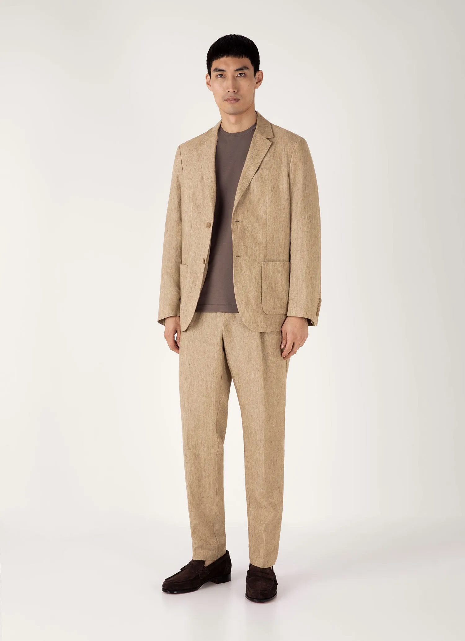 Men's Classic T-shirt in Walnut Stylish Wear Cozy Layers