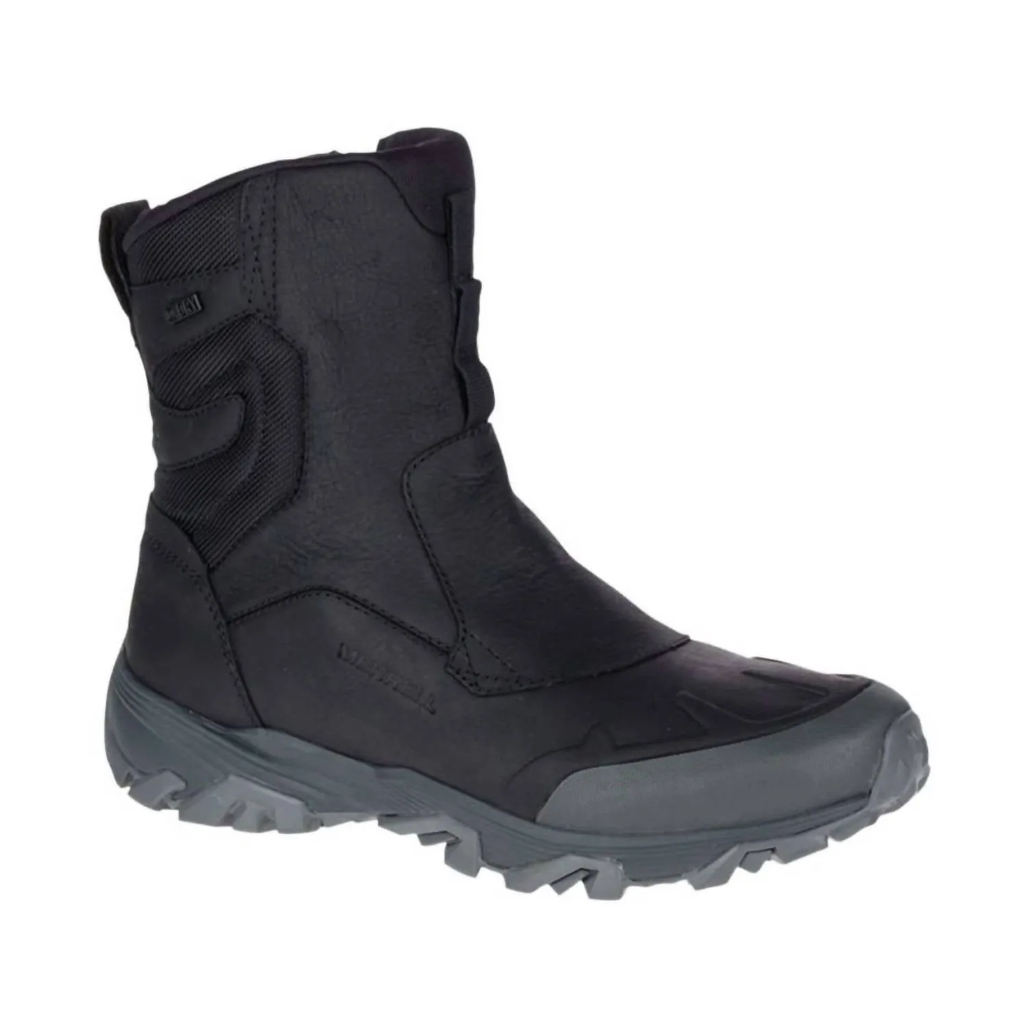 Smart Shade Men's Coldpack Ice  8" Zip Polar Waterproof Boots In Black