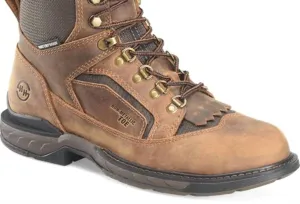 Men's Comp-Toe Brigand 6" Waterproof Work Boot In Tan Office use