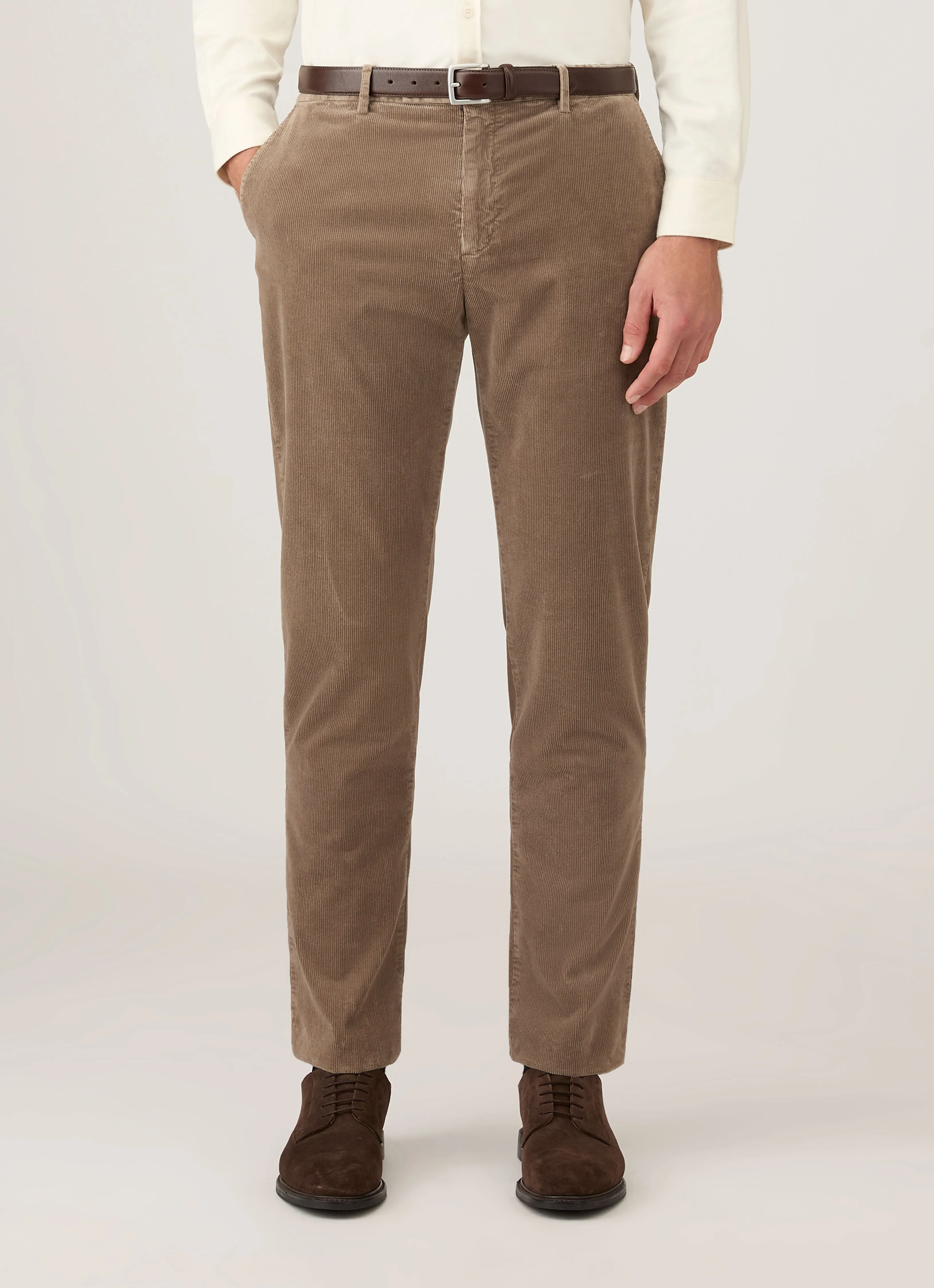 Men's Corduroy Trouser in Bark Breathable layers