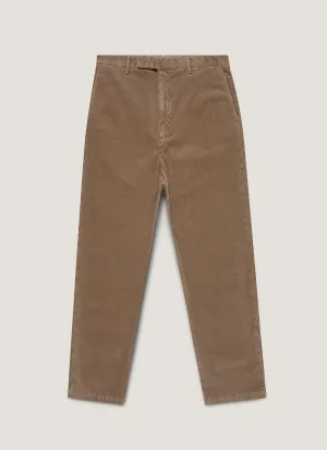 Men's Corduroy Trouser in Bark Chill Comfort Wear Trendy Look