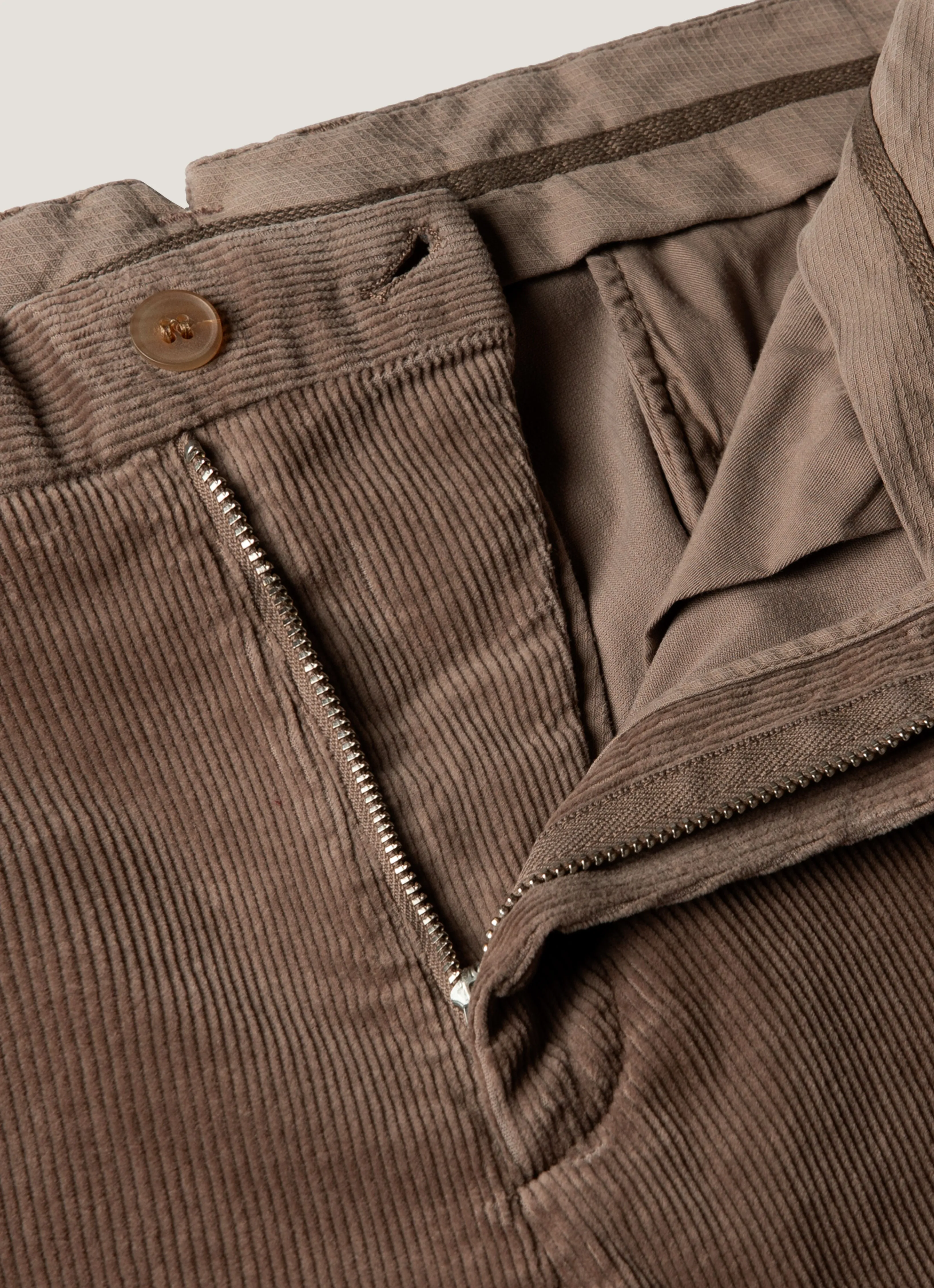 Men's Corduroy Trouser in Bark Smart Design Active Comfort Wear