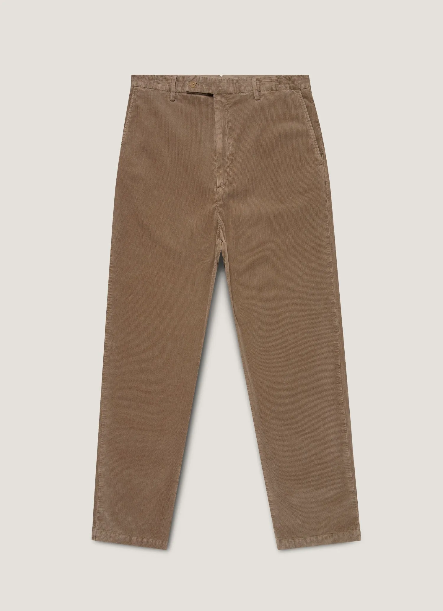 Men's Corduroy Trouser in Bark Chill Comfort Wear Trendy Look