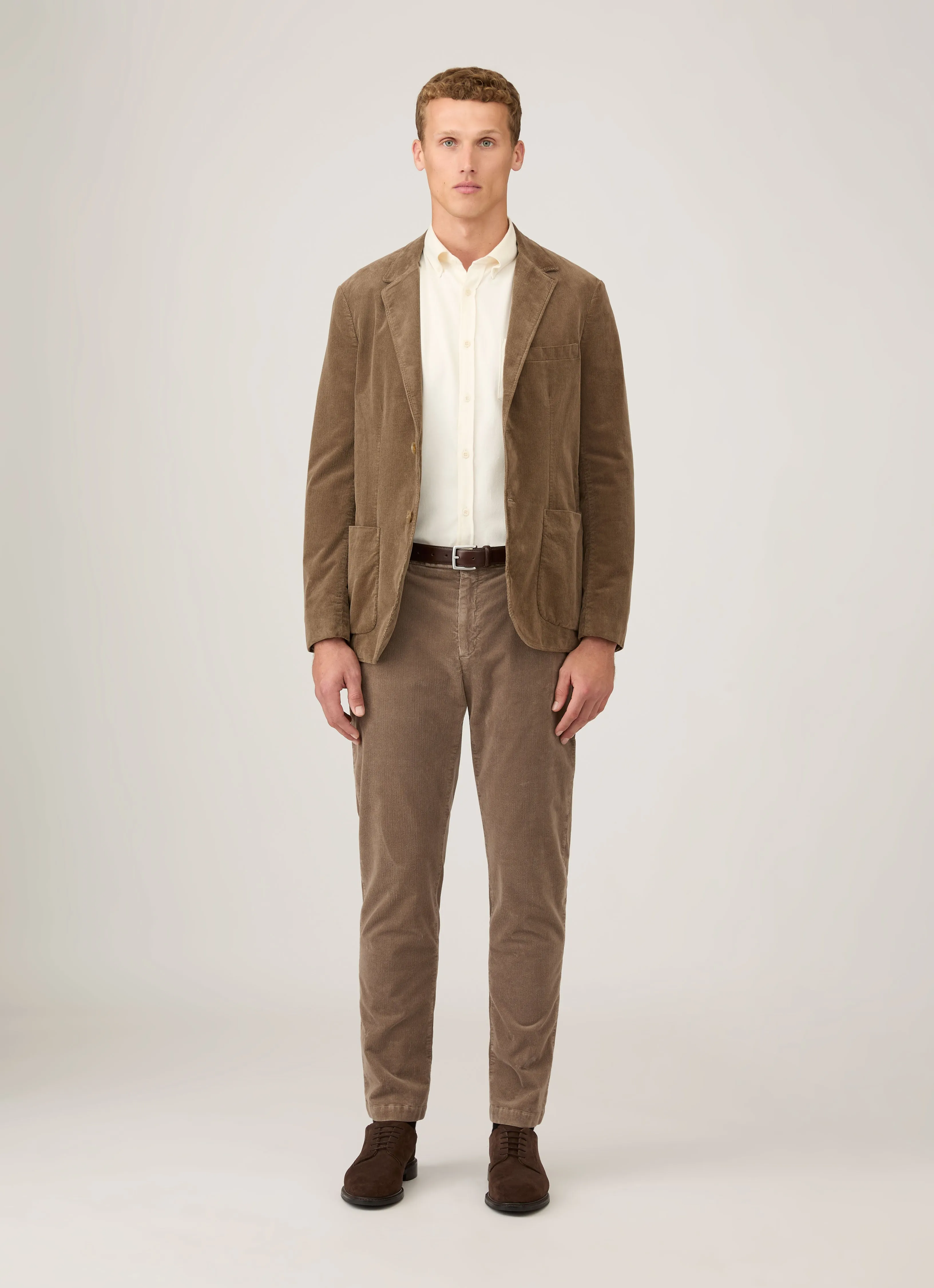 Men's Corduroy Trouser in Bark Versatile Look Perfect Fit Wear