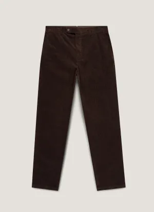 Men's Corduroy Trouser in Coffee Fashionable Appeal